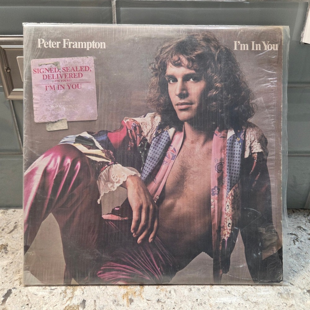 Vintage Peter Frampton I'm In You Vinyl 1977 A&M Records Original Hype Sticker